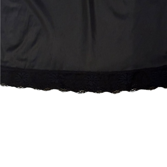Black Lace Trim Slip - Picture 3 of 3
